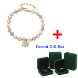 Elephant Pearl Bracelet Fairy Mixed Pearl 14k Wrapped Bracelet Female 4.5-6.5mm