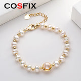14K Wrapped Pearl Bracelet 7-8mm Freshwater Pearl Bracelet