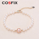 14K Wrapped Pearl Bracelet 7-8mm Freshwater Pearl Bracelet
