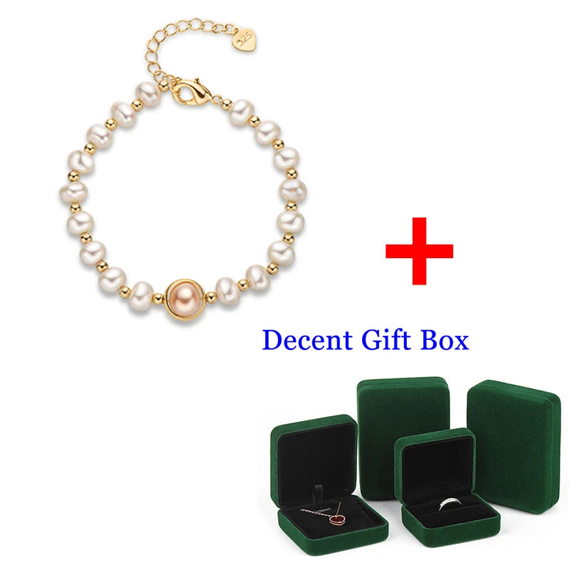 14K Wrapped Pearl Bracelet 7-8mm Freshwater Pearl Bracelet
