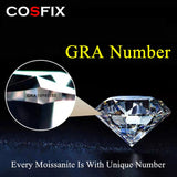 Moissanite D Diamond Loose Stone VVS1 0.1ct - 10ct for Ring Pendant