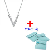 Moissanite Necklace D V Pendant S925 Sterling Silver Jewelry For Women