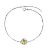 COSFIX1CT Moissanite Bracelet S925 Silver Starry Diamond Bracelet