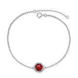COSFIX1CT Moissanite Bracelet S925 Silver Starry Diamond Bracelet