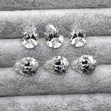10ct D VVS1 Lab Grown Water Drop Moissanite Diamond Stone