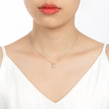 1Ct Moissanite Stone Pendant Necklaces 925 Sterling Silver Summer Jewelry