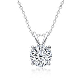 1Ct Moissanite Stone Pendant Necklaces 925 Sterling Silver Summer Jewelry