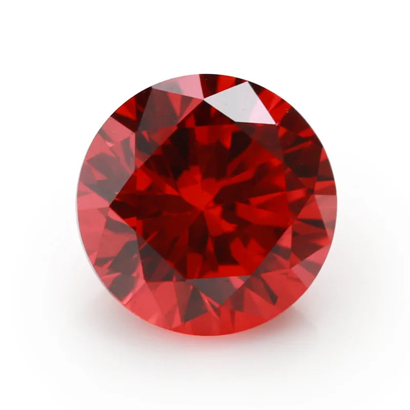 3-10.0mm AAAAA Round CZ Stone for Women Fine Jewelry