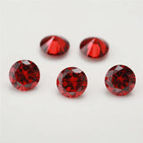 3-10.0mm AAAAA Round CZ Stone for Women Fine Jewelry