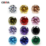 3-10.0mm AAAAA Round CZ Stone for Women Fine Jewelry