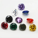 3-10.0mm AAAAA Round CZ Stone for Women Fine Jewelry