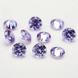3-10.0mm AAAAA Round CZ Stone for Women Fine Jewelry