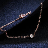 Moissanite Bracelet 925 Silver 3mm Zircon Diamond Bracelet for Women