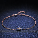 Moissanite Bracelet 925 Silver 3mm Zircon Diamond Bracelet for Women
