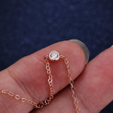 Moissanite Bracelet 925 Silver 3mm Zircon Diamond Bracelet for Women