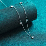 0.5Ct Moissanite Pendant Necklace 925 Sterling Silver A Little Starlight Diamond