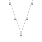 0.5Ct Moissanite Pendant Necklace 925 Sterling Silver A Little Starlight Diamond