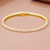 High Carbon Diamond Bracelet 3mm Zircon Women's Jewelry