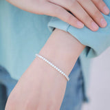 High Carbon Diamond Bracelet 3mm Zircon Women's Jewelry