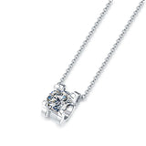 Moissanite Ox Head Pendant Necklaces S925 Sterling Silver Jewelry