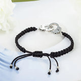 Rope Chain Handcuff Couple Bracelets Punk Hip-hop Boys Charm