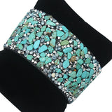 Bohemian Wrap Magnetic Leather Bracelet - White