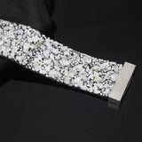 Bohemian Wrap Magnetic Leather Bracelet - White