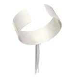 Stainless Steel Tassel Bangle Bracelet for Women