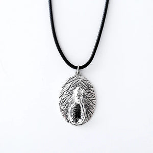 Retro Exaggerated Genital Amulet Necklace Pendant