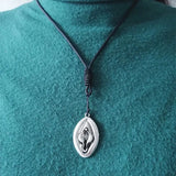 Carving Pendant Female Genital Necklace Pendant for Birthday Wedding Wear