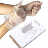CPDD 100Pcs Resin CPE Gloves High Chemical Resistant Disposable Glo