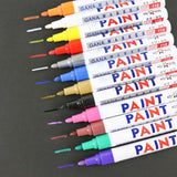 CPDD 12 Colors Epoxy Resin Drawing Pen Metallic Permanent Markers Kit