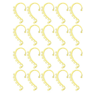 20Pcs Long Chain Tassel Drop Ear Cuff Wrap DIY Earrings