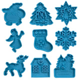 Christmas Tree/Socks/Santa Claus Silicone Mold with Hole Keychain Pendant