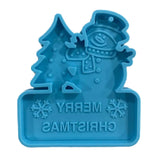 Christmas Tree/Socks/Santa Claus Silicone Mold with Hole Keychain Pendant
