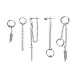 CPDD Korea Jewelry KPOP Hip Hop Punk Tassel Chain Earring Kit