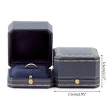 Vintage Jewelry Display Ring Box Perfect for Engagement Prop