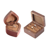 Wood Ring Box Jewelry Holder. Engagement Ring Box