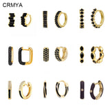 Women's CZ Zircon Dripping Hoop Earrings