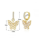 Turtle Cat Paw Bee Stud Earrings Piercing Heart Dangle Ear-Ring Jewelry