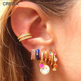 Silver Filled Drop Earrings for Women Heart Smile Dangle Earrings