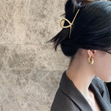 Gold-plated Hoop Earrings for Women Classic Piercing Big Circle Earrings