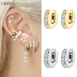 CZ Zircon Vintage Hoop Earrings for Women