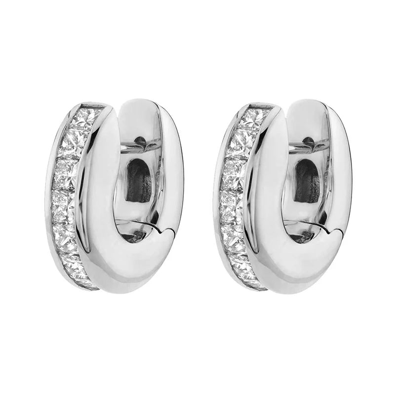 CZ Zircon Vintage Hoop Earrings for Women