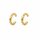 Vintage Silver Filled Hoop Ear Cuff Clip Earrings for Women & Men