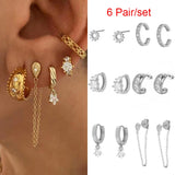 CZ Zircon Women's Earrings Set Jewelry