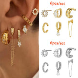 CZ Zircon Women's Earrings Set Jewelry