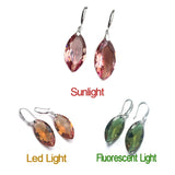 CSJ Zultanite Earring 925 Silver Sultanite Fine Jewelry Gift Box