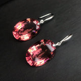 CSJ Zultanite Earrings Sterling Silver Gemstone Change Wedding Jewelry