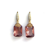 CSJ Big Stone Zultanite Earrings for Women
